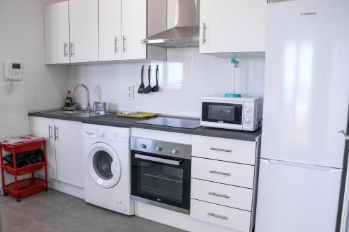 Dapur atau dapur kecil di Miradores Cabo de Gata