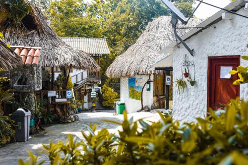 Κήπος έξω από το Casa Hostal Villa Del Rio