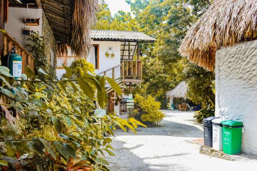 Κήπος έξω από το Casa Hostal Villa Del Rio