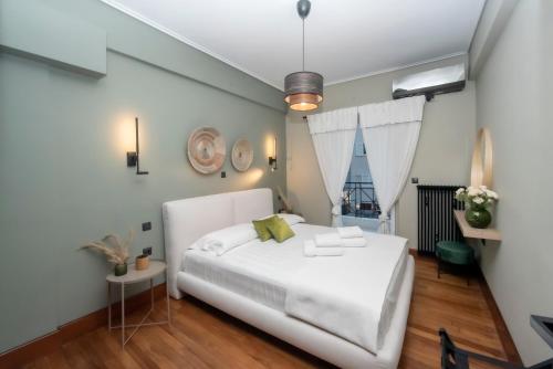 Ένα ή περισσότερα κρεβάτια σε δωμάτιο στο Luxury Premium Suite #1