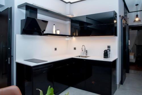Kuchyň nebo kuchyňský kout v ubytování Luxury Premium Suite #1