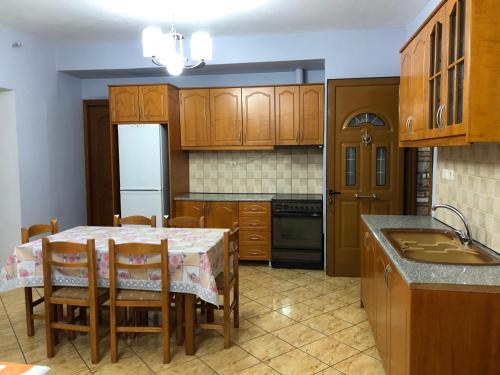 Kuchyň nebo kuchyňský kout v ubytování Studios&Apartment Niko Luka