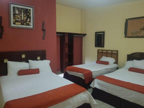 Katil atau katil-katil dalam bilik di El Patio de Don Moncho