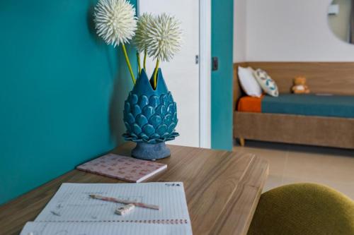 Posezení v ubytování Macramè Fazello Rooms
