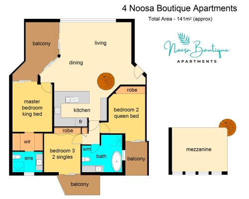 Κάτοψη του Noosa Boutique Apartments & Elkhorn Villas