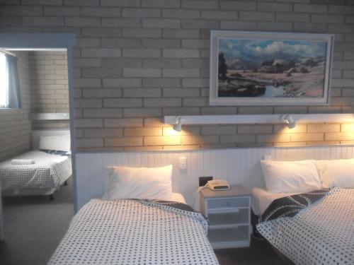 Posteľ alebo postele v izbe v ubytovaní Motel Dimboola