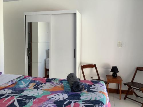 Katil atau katil-katil dalam bilik di Pousada Villa Encantada LGBTQIAPlus