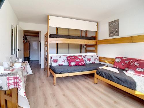 Studio ski aux pieds avec balcon - 4 pers. - FR-1-344-979