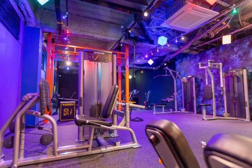 Fitness centrum a/nebo fitness zařízení v ubytování Gion Misen
