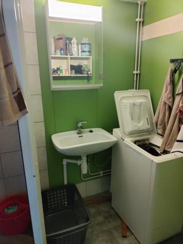 Koupelna v ubytování Ristonkuja3A9 Humppila