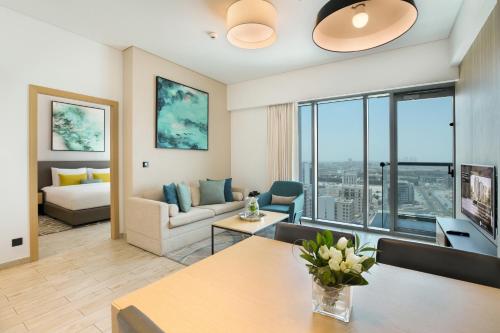 Posezení v ubytování Millennium Executive Apartments Mont Rose