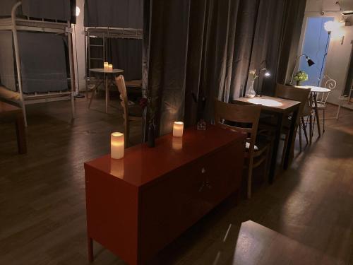 Гостиная зона в Yakorea Hostel Dongdaemun