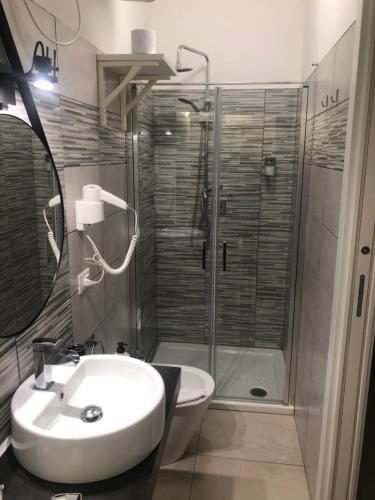 Ένα μπάνιο στο B&B Casa 'a foglia