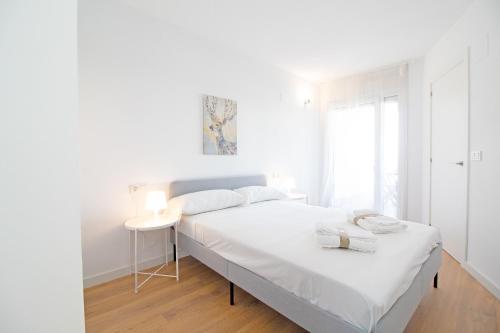 Posteľ alebo postele v izbe v ubytovaní Global Properties, Apartamento céntrico en Canet d'en Berenguer