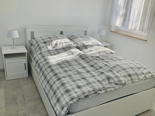 Krevet ili kreveti u jedinici u okviru objekta Green Bambus Wohnung