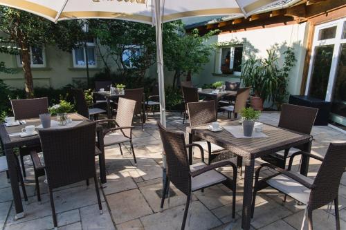 Patio nebo venkovní prostory v ubytování Landhotel Peters