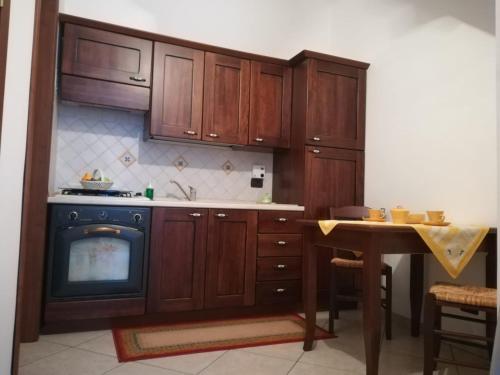 Kuchyň nebo kuchyňský kout v ubytování Ciuri Ciuri