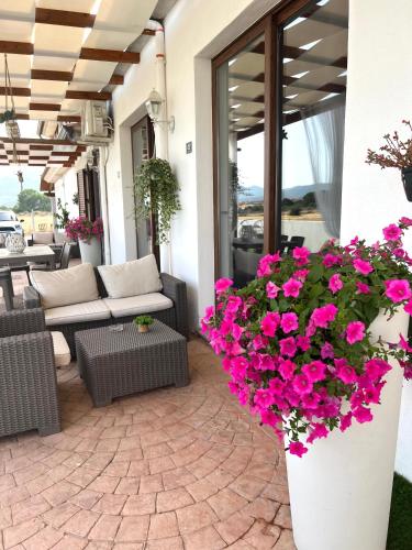 Χώρος καθιστικού στο Le residenze del mare Affittacamere