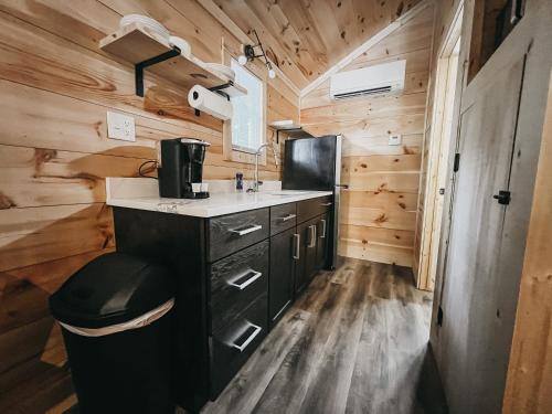 Kuchyň nebo kuchyňský kout v ubytování Studio Style Cabin #6