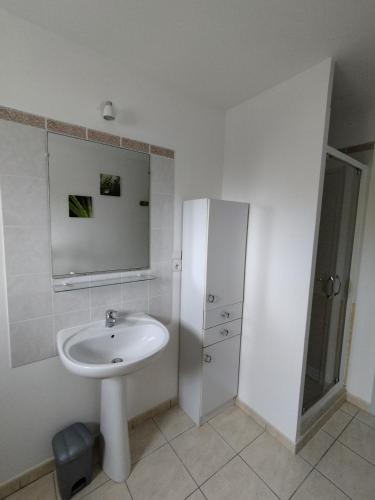 Koupelna v ubytování Gîte - Zot Kaz
