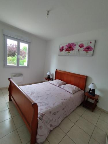 Postel nebo postele na pokoji v ubytování Gîte - Zot Kaz