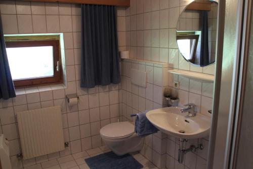 Koupelna v ubytování Haus Thaler