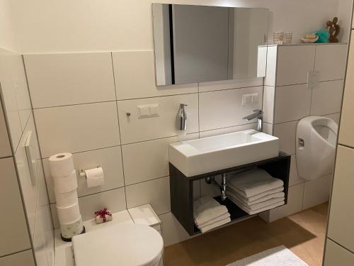 Kúpeľňa v ubytovaní Ferienwohnung Nedwed