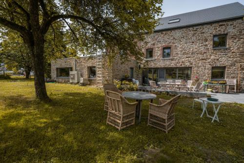 Zahrada ubytování B&B l'Aigrin