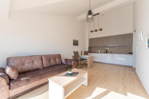 Χώρος καθιστικού στο Donja Lastva Panoramic Views