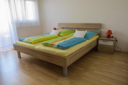 Posteľ alebo postele v izbe v ubytovaní Klara's apartments
