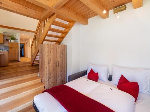 מיטה או מיטות בחדר ב-Belmonte Boutiquehotel - alp'inn