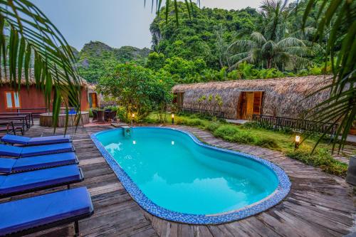 Hồ bơi trong/gần Catba Backpackers Hostel & Pool Bar