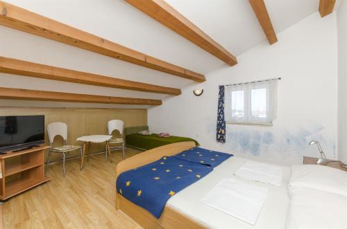 Posteľ alebo postele v izbe v ubytovaní Apartments Franciska
