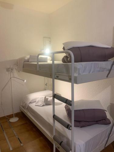 Dviaukštė lova arba lovos apgyvendinimo įstaigoje CAPIROLA - K12 DeuSol - Estudio - Vall d'Incles - Soldeu