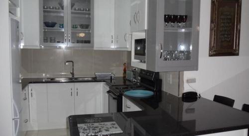 Η κουζίνα ή μικρή κουζίνα στο Unit 30 The Bridge - FAMILY UNIT IN A PRIME SPOT ON THE GROUND FLOOR