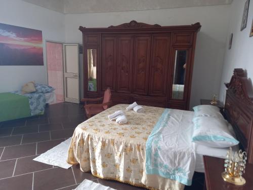 Cama o camas de una habitación en Casa Vacanza Borgo Antico