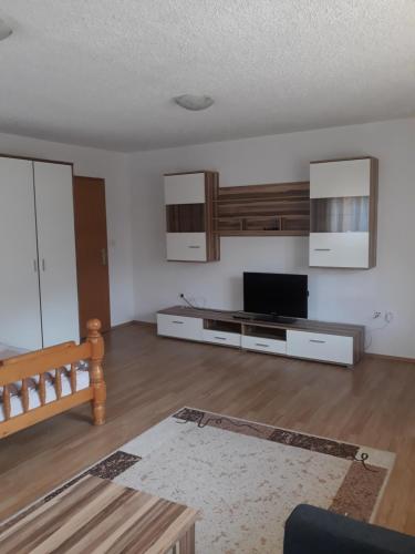 TV a/nebo společenská místnost v ubytování APARTMA 27