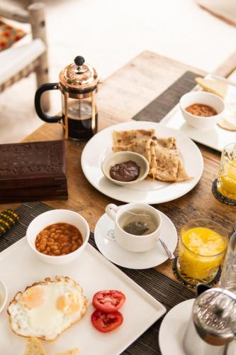 Jídlo v prázdninového domu nebo okolí