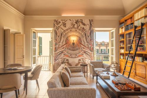 Гостиная зона в Spinerola Hotel Restaurant e Spa Arborea