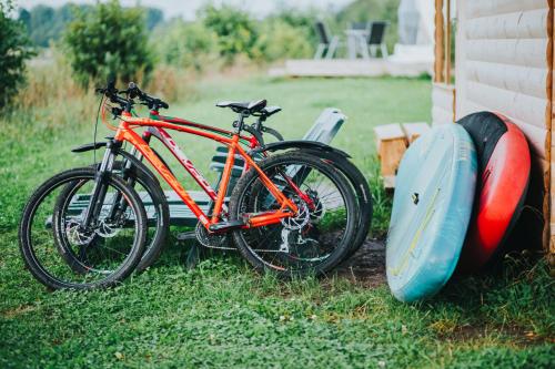 Jízda na kole v ubytování Glempings Velo Latgale nebo okolí