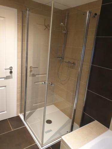 Koupelna v ubytování Ferienwohnung Auengrund