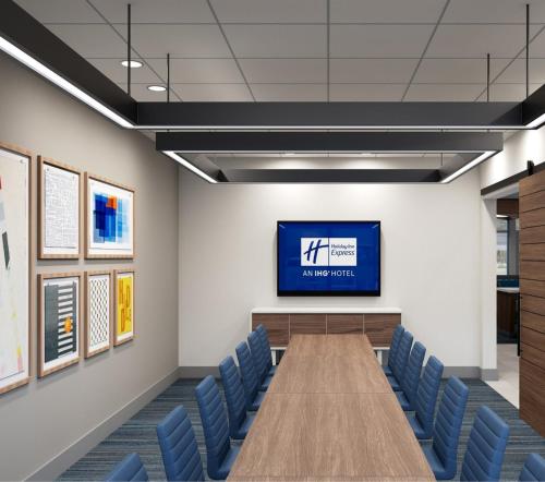 El área de trabajo o centro de convenciones de Holiday Inn Express & Suites - Nephi by IHG