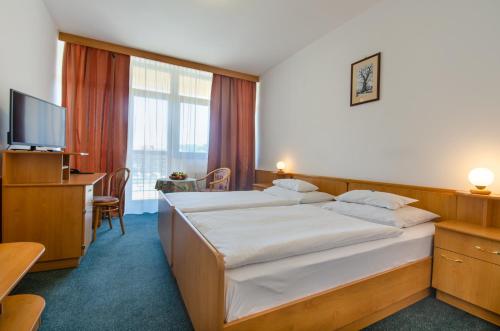 Postel nebo postele na pokoji v ubytování Hotel Kotyza