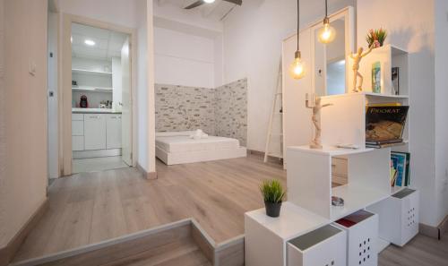 Kúpeľňa v ubytovaní TarracoHomes, TH157 Estudio Contemporáneo Sedassos