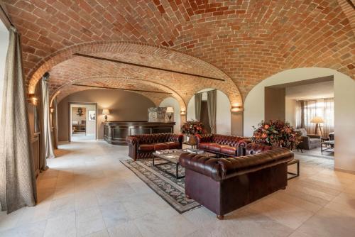 Гостиная зона в Spinerola Hotel Restaurant e Spa Arborea
