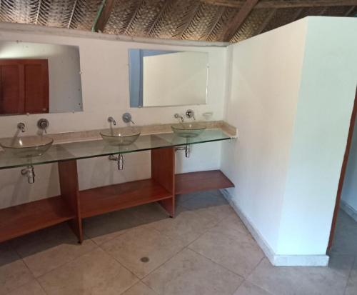 ห้องน้ำของ Camping Tequendama Playa Arrecifes Parque Tayrona