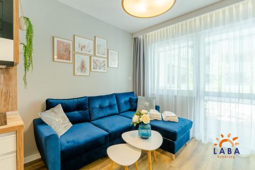 Posezení v ubytování LABA Kołobrzeg Apartamenty Kasprowicza 20AB