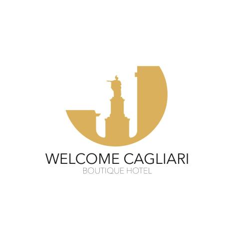 a logo for a casino with a lighthouse in the center at Welcome Cagliari in Cagliari