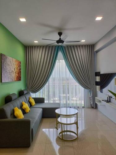 Zona de estar de Ipoh The Cove Elegant Homestay Tambun