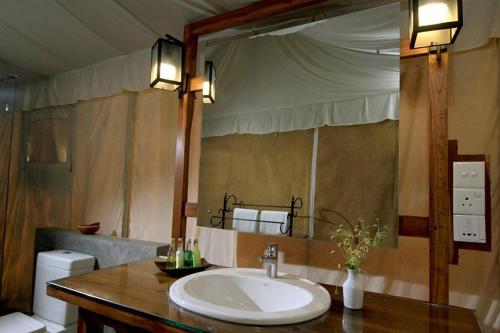 Phòng tắm tại Green villa yala